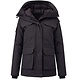 Gewatteerde Jas met Capuchon Dames - 7603 - Zwart