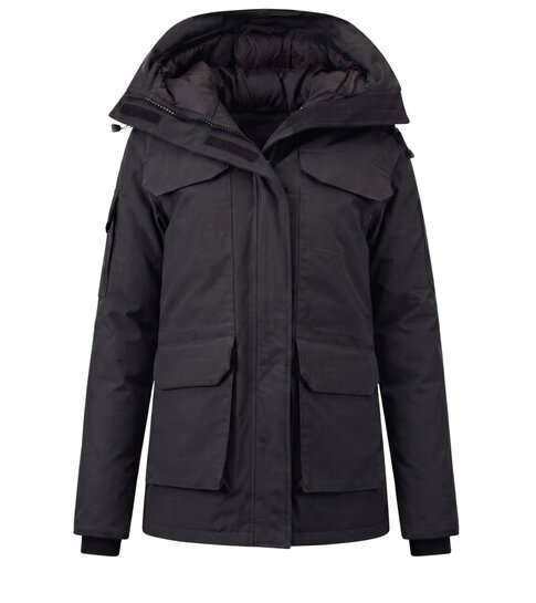 MATOGLA Gewatteerde Jas met Capuchon Dames - 7603 - Zwart