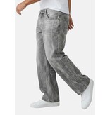 TRUE RISE Baggy Jeans Heren - Oversized Jeans  - Spijkerbroek Heren Volwassenen - YX3606 - Grijs