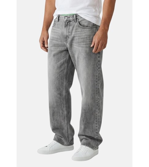 TRUE RISE Baggy Jeans Heren - Oversized Jeans  - Spijkerbroek Heren Volwassenen - YX3606 - Grijs