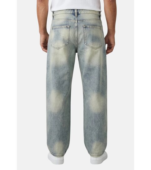 TRUE RISE Baggy Jeans Heren - Oversized Jeans  - Spijkerbroek Heren Volwassenen -XSF78523- Blauw