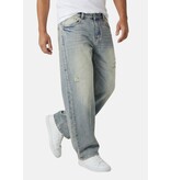 TRUE RISE Baggy Jeans Heren - Oversized Jeans  - Spijkerbroek Heren Volwassenen -XSF78523- Blauw