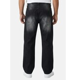 TRUE RISE Baggy Jeans Heren - Oversized Jeans  - Spijkerbroek Heren Volwassenen -JC8167N- Black