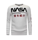Local Fanatic Heren Sweater - NASA International - Wit