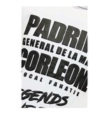 Local Fanatic T shirt Heren met Print - Padrino Corleone -GS689- Wit