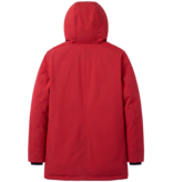 Enos Heren Winterjassen Volwassen - Parka Heren Met Faux Bontkraag  -GS17001- Rood