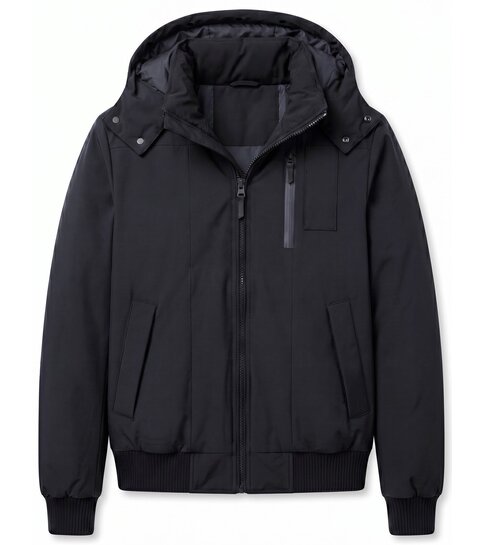 Local Fanatic Jas Heren - Heren Jassen Winter - LF7006 - Zwart