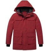 Local Fanatic Lange jas Heren - Heren Winterjassen - LF7169 - Rood