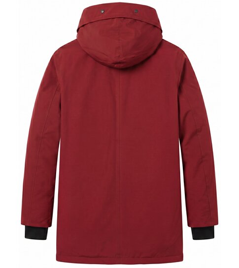 Local Fanatic Lange jas Heren - Heren Winterjassen - LF7169 - Rood