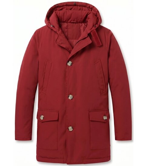 Local Fanatic Parka Heren Winterjas - Heren Winterjas - LF7101 - Rood
