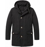 Local Fanatic Parka Heren Winterjas - Heren Winterjas - LF7101 - Zwart