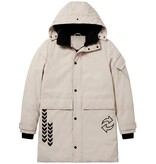 Local Fanatic Lange Jas Heren - Winterjas Heren - LF9803 - Beige
