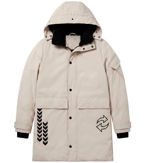 Local Fanatic Lange Jas Heren - Winterjas Heren - LF9803 - Beige