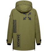 Local Fanatic Lange Jas Heren - Winterjas Heren - LF9803 - Groen