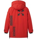 Local Fanatic Lange Jas Heren - Winterjas Heren - LF9803 - Rood