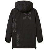 Local Fanatic Lange Jas Heren - Winterjas Heren - LF9803 - Zwart