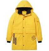 Local Fanatic Lange Jas Heren - Winterjas Heren - LF9803 - Geel
