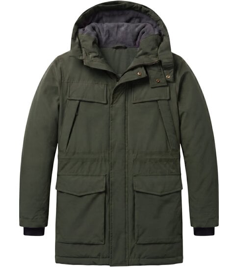 Local Fanatic Parka Heren - Heren Winterjassen Volwassen - LF891 - Groen