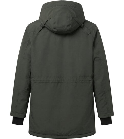 Local Fanatic Parka Heren - Heren Winterjassen Volwassen - LF891 - Groen
