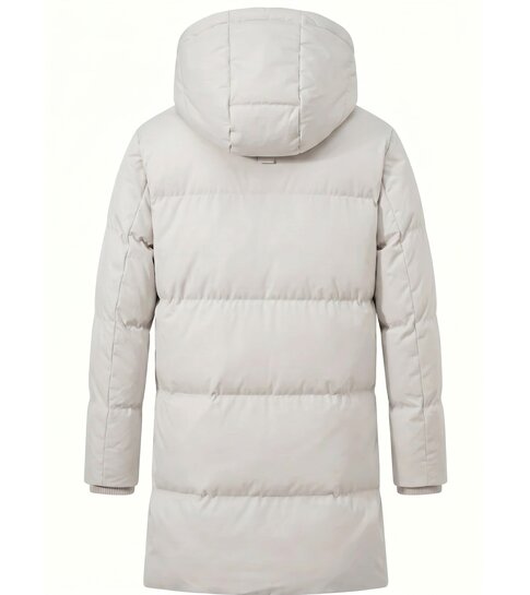 Local Fanatic Lange Puffer Jas Heren - Heren Jas Winter - LF3361 - Beige