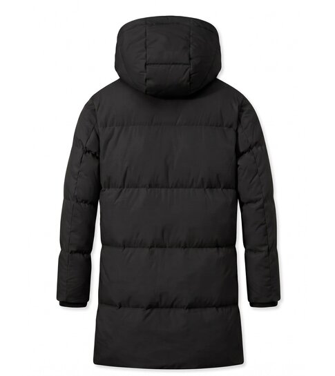 Local Fanatic Lange Puffer Jas Heren - Heren Jas Winter - LF3361 - Zwart