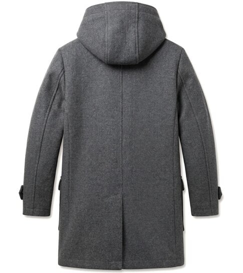 Local Fanatic Trenchcoat Heren - Parka Heren Winterjas - LF8931 - Grijs