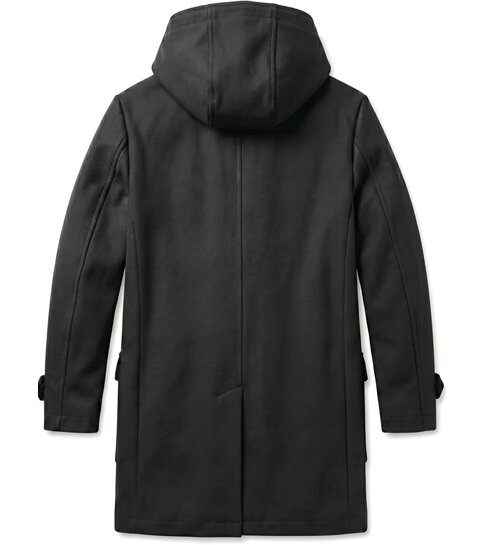 Local Fanatic Trenchcoat Heren - Parka Heren Winterjas - LF8931 - Zwart