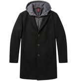 Local Fanatic Mantel Jas Heren - Parka Heren Winterjas - LF807 - Zwart