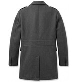 Local Fanatic Overcoat Heren - Heren Mantel Halflang - LF805 - Grijs