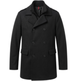 Local Fanatic Overcoat Heren - Heren Mantel Halflang  - LF805 - Zwart