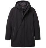 Local Fanatic Lange Jas - Heren Winterjassen Volwassen - LF8927- Zwart