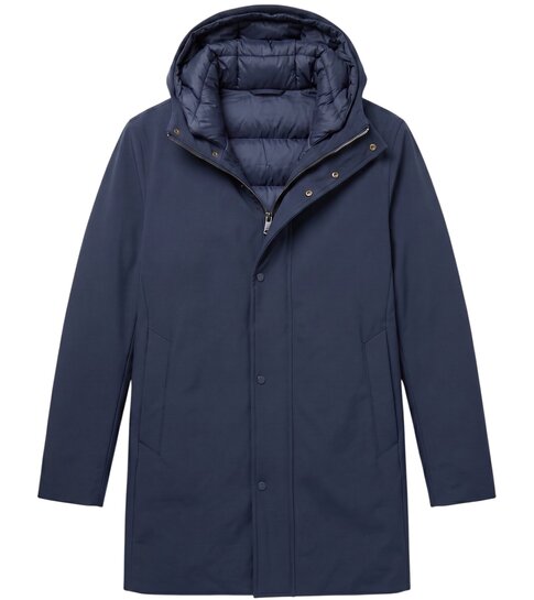 Local Fanatic Winterjas Heren Waterdicht - Lange Jas Heren - LF8518 - Blauw