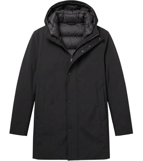 Local Fanatic Winterjas Heren Waterdicht - Lange Jas Heren - LF8518 - Zwart