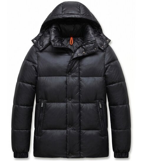 Local Fanatic Puffer Jas Heren - Jassen Heren Winter - 8055 - Zwart