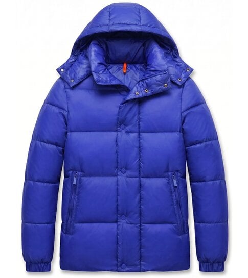 Local Fanatic Puffer Jas Heren - Jassen Heren Winter - 8055 - Licht Blauw