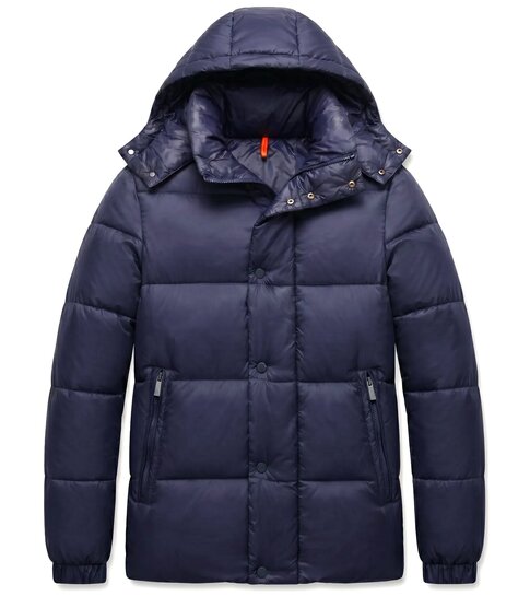 Local Fanatic Puffer Jas Heren - Jassen Heren Winter - 8055 - Donker Blauw