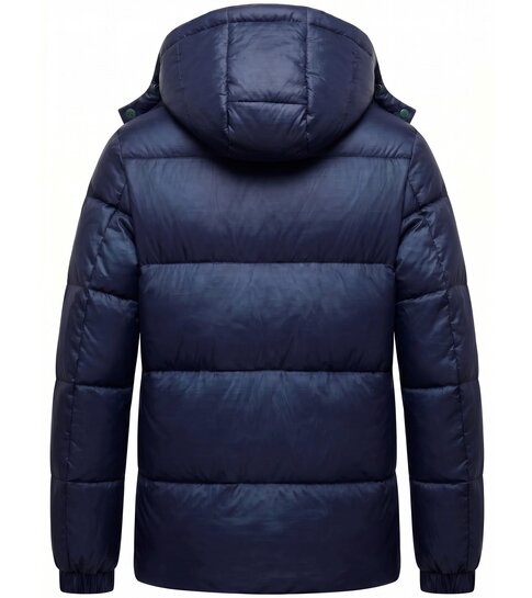 Local Fanatic Puffer Jas Heren - Jassen Heren Winter - 8055 - Donker Blauw