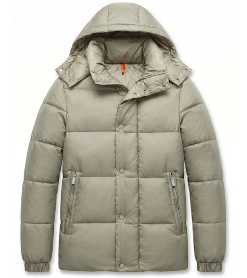 Local Fanatic Puffer Jas Heren - Jassen Heren Winter - 8055 - Beige