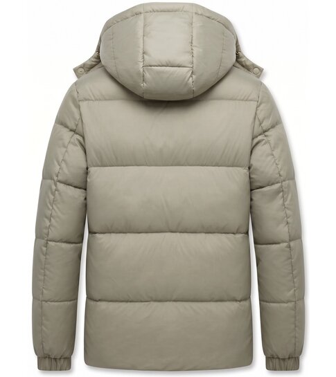 Local Fanatic Puffer Jas Heren - Jassen Heren Winter - 8055 - Beige