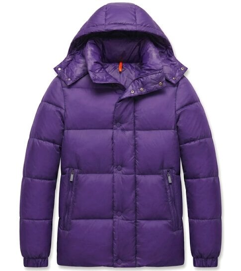 Local Fanatic Puffer Jas Heren - Jassen Heren Winter - 8055 - Paars