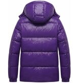 Local Fanatic Puffer Jas Heren - Jassen Heren Winter - 8055 - Paars