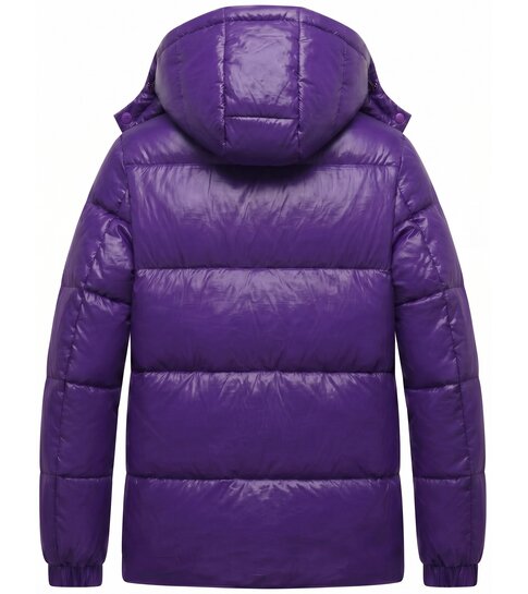 Local Fanatic Puffer Jas Heren - Jassen Heren Winter - 8055 - Paars