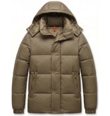 Local Fanatic Puffer Jas Heren - Jassen Heren Winter - 8055 - Bruin