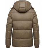 Local Fanatic Puffer Jas Heren - Jassen Heren Winter - 8055 - Bruin