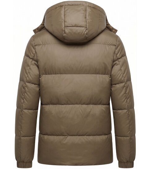 Local Fanatic Puffer Jas Heren - Jassen Heren Winter - 8055 - Bruin