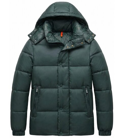 Local Fanatic Puffer Jas Heren - Jassen Heren Winter - 8055 - Groen