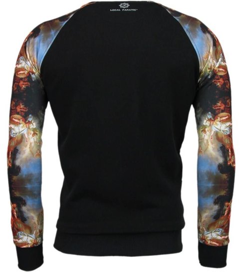 Local Fanatic Mythologie Arm Motief - Sweater - Zwart