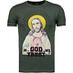 Jesus - Rhinestone T-shirt - Groen