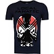 Flockprint T-shirt - Navy