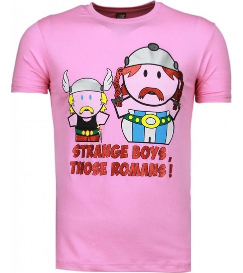 Local Fanatic Romans - T-shirt - Roze